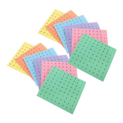 UPKOCH 12blätter Bunte Alphabet Und Zahlen Sticker Dekorative Aufkleber Für Scrapbooking Journale Und Planer Kreative Gestaltung Mit Süßen Buchstaben Und Zahlen Decals UPKOCH 12blätter Bunte Alphabet Und Zahlen Sticker Dekorative Aufkleber Für Scrapbooking Journale Und Planer Kreative Gestaltung Mit Süßen Buchstaben Und Zahlen Decals von UPKOCH