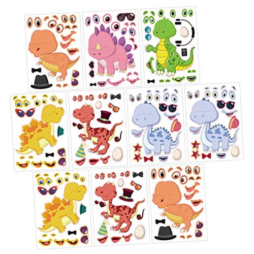 UPKOCH 12 Blatt Puzzleaufkleber süße Dinosaurieraufkleber Dinosaurier-Puzzle-Aufkleber Dinosaurier-Partyzubehör Dinosaurier-Bastelaufkleber Dinosaurier-Aufkleber Kupferplattenaufkleber UPKOCH 12 Blatt Puzzleaufkleber süße Dinosaurieraufkleber Dinosaurier-Puzzle-Aufkleber Dinosaurier-Partyzubehör Dinosaurier-Bastelaufkleber Dinosaurier-Aufkleber Kupferplattenaufkleber von UPKOCH