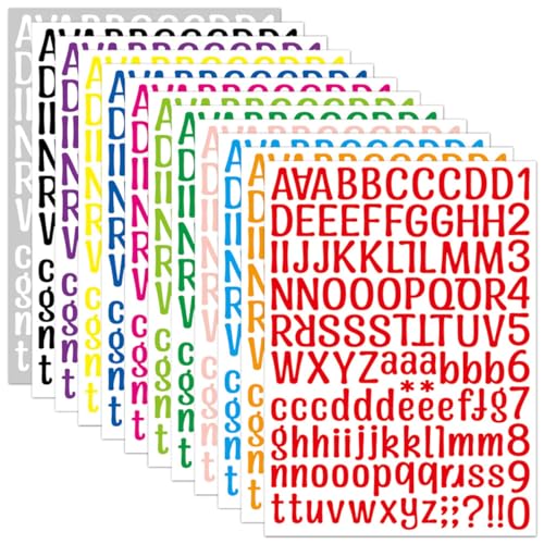 UPKOCH 12 Bögen Englische Buchstabenaufkleber Nagelaufkleber Wasserfeste Aufkleber Zahlenaufkleber Alphabetaufkleber Buchstaben/Zahlenaufkleber Mülleimeraufkleber UPKOCH 12 Bögen Englische Buchstabenaufkleber Nagelaufkleber Wasserfeste Aufkleber Zahlenaufkleber Alphabetaufkleber Buchstaben/Zahlenaufkleber Mülleimeraufkleber von UPKOCH