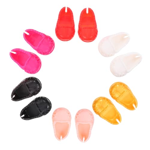 UPKOCH 12 Paar Miniatur-puppenschuhe Zum Basteln Anziehschuhe Flach Bequem Puppen UPKOCH 12 Paar Miniatur-puppenschuhe Zum Basteln Anziehschuhe Flach Bequem Puppen von UPKOCH