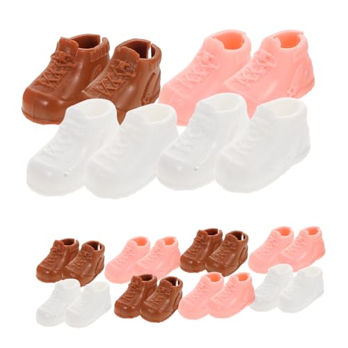 UPKOCH 12 Paare Teiliges Puppenschuhe für Puppen Hochgeschnittene Sneakers und Stiefel Realistische Miniaturschuhe Vielseitig Kompatibel mit Bjd Ymy Puppen für DIY Puppenhaus Zubehör UPKOCH 12 Paare Teiliges Puppenschuhe für Puppen Hochgeschnittene Sneakers und Stiefel Realistische Miniaturschuhe Vielseitig Kompatibel mit Bjd Ymy Puppen für DIY Puppenhaus Zubehör von UPKOCH