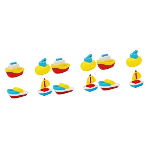 UPKOCH 12 STK Cartoon-Spielzeug -badespielzeug Bootsspielzeug Badespielzeug Für Babys Schwimmendes Badespielzeug Spielzeug Für Den Duschpool Babywasser Plastik EIN Bad Nehmen Kind von UPKOCH
