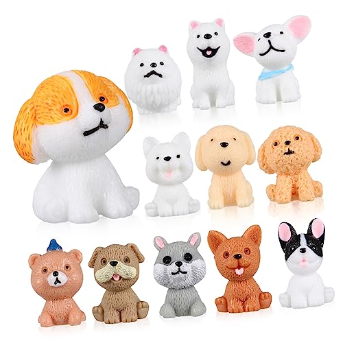 UPKOCH 12 STK Cartoon-Welpen-Ornamente Spielzeughund Hundespielzeug für kuschelhund wohnzimmerdeko raumdeko tortendeko Einschulung Tischdekoration für Welpen Hundeornament Harz UPKOCH 12 STK Cartoon-Welpen-Ornamente Spielzeughund Hundespielzeug für kuschelhund wohnzimmerdeko raumdeko tortendeko Einschulung Tischdekoration für Welpen Hundeornament Harz von UPKOCH