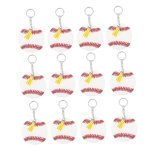 UPKOCH 12 Sätze Teiliges Set Kreative Baseball Schlüsselanhänger mit Quaste Einzigartige Schlüsselring Dekoration für Sportpartys und für Sportliebhaber UPKOCH 12 Sätze Teiliges Set Kreative Baseball Schlüsselanhänger mit Quaste Einzigartige Schlüsselring Dekoration für Sportpartys und für Sportliebhaber von UPKOCH
