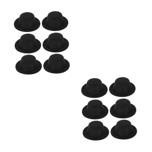 UPKOCH 12 Stck Teiliges Puppenhut Miniatur Hüte Schwarz Kleine Flache Topper Kreative Puppenzubehör für DIY Doll Clothes Decor und Figuren Schmuck UPKOCH 12 Stck Teiliges Puppenhut Miniatur Hüte Schwarz Kleine Flache Topper Kreative Puppenzubehör für DIY Doll Clothes Decor und Figuren Schmuck von UPKOCH