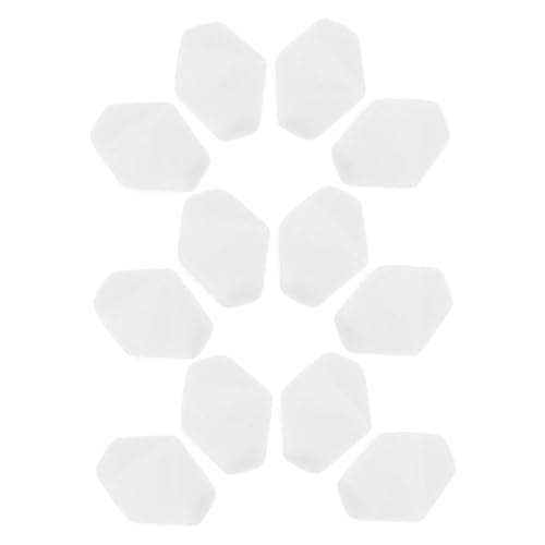 UPKOCH 12 Stück 10 nackte Würfel Spiele lernwürfel Acryl Spielwürfel Würfel für das Klassenzimmer Acrylwürfel Brettspiele selber Machen dados Leere Würfel Euchre-Würfel Weiß von UPKOCH