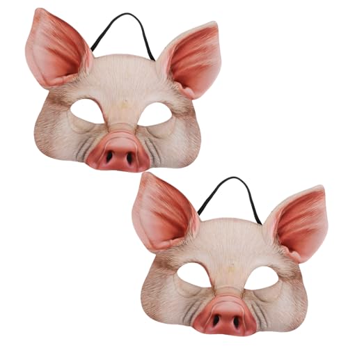 UPKOCH 12 Stück Halbgesichts Piggy Masken für Party Halloween Masquerade Tierkostüm Cosplay Karneval Rosa UPKOCH 12 Stück Halbgesichts Piggy Masken für Party Halloween Masquerade Tierkostüm Cosplay Karneval Rosa von UPKOCH
