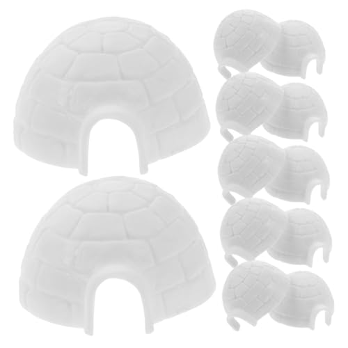 UPKOCH 12 Stück Iglu-Modell gefrierfähig Wohnkultur Feenhäuser für Figuren für Kleinkinder Feengarten Zubehör Miniaturen für den Feengarten Plastik Weiß UPKOCH 12 Stück Iglu-Modell gefrierfähig Wohnkultur Feenhäuser für Figuren für Kleinkinder Feengarten Zubehör Miniaturen für den Feengarten Plastik Weiß von UPKOCH