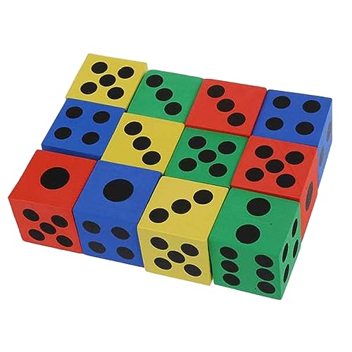 UPKOCH 12 Stück Kreative Schaumstoffwürfel Bunte Würfel für Partyspiele Lernspielzeug für Mathematikunterricht und Freizeitaktivitäten Zufällige Farbe Zufällige Farbe UPKOCH 12 Stück Kreative Schaumstoffwürfel Bunte Würfel für Partyspiele Lernspielzeug für Mathematikunterricht und Freizeitaktivitäten Zufällige Farbe Zufällige Farbe von UPKOCH