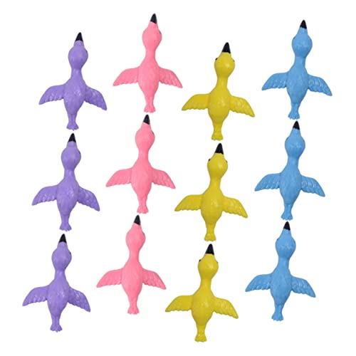 UPKOCH Flamingo Lustige Finger Spielzeuge Für Perfekte Für Kindergeburtstage Und Partys Bunte Finger Flamingo Schussspielzeuge von UPKOCH