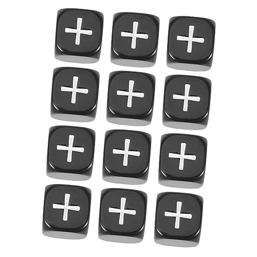 UPKOCH 12 Stück Mathematik Würfel für Additions und Subtraktionswürfel aus Robustem Lernspielzeug für Unterricht und Spiele im Klassenzimmer von UPKOCH