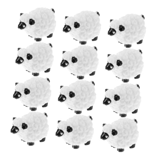 UPKOCH 12pcs Miniatur Bauernhof Spielzeug Schafe Tier Figuren Harz Schafe Hause Büro Dekorationen UPKOCH 12pcs Miniatur Bauernhof Spielzeug Schafe Tier Figuren Harz Schafe Hause Büro Dekorationen von UPKOCH