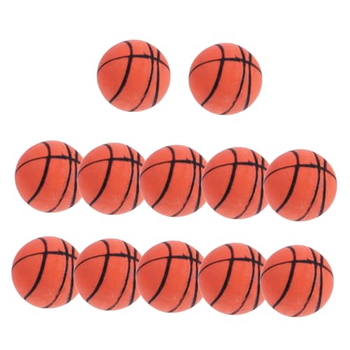 UPKOCH Adoptiertes PVC 12 Stück Mini-Basketball-Spielzeug Basketball-Spielzeug Für Jungen Und Mädchen Für Handgelenksübungen Für Kindergärten Und Familien von UPKOCH