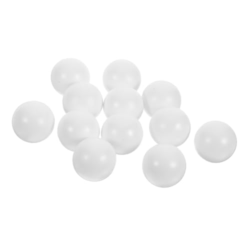 UPKOCH 12 Stück Mini-Tischfußball kleine Fußbälle Foosballball Mini-Fußball Party Mini -Fußbälle Mini -Fußballkugeln Tischfußball Kicker Ersatz Zubehör für Tischspiele die Hüften Weiß von UPKOCH