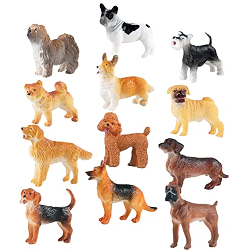UPKOCH Hund Tier Figuren Set 12 Mini Hund Figurine Spielzeug Dekorative Realistische Figur Für Home UPKOCH Hund Tier Figuren Set 12 Mini Hund Figurine Spielzeug Dekorative Realistische Figur Für Home von UPKOCH