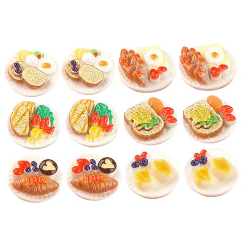 UPKOCH 12 Stück Miniatur Lebensmittel Modelle Teiliges für Puppenhaus Kreative Dekoration Süßes Zubehör für Rollenspiele und Küchenaccessoires UPKOCH 12 Stück Miniatur Lebensmittel Modelle Teiliges für Puppenhaus Kreative Dekoration Süßes Zubehör für Rollenspiele und Küchenaccessoires von UPKOCH