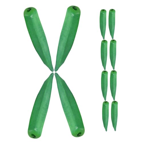 UPKOCH 12 Stück Simulierte Okra falscher lebensechtes Gemüse falsches Gemüse künstliches gemüse hühner Künstliche Okra-Requisiten realistisches Okra-Modell Schaum Green UPKOCH 12 Stück Simulierte Okra falscher lebensechtes Gemüse falsches Gemüse künstliches gemüse hühner Künstliche Okra-Requisiten realistisches Okra-Modell Schaum Green von UPKOCH