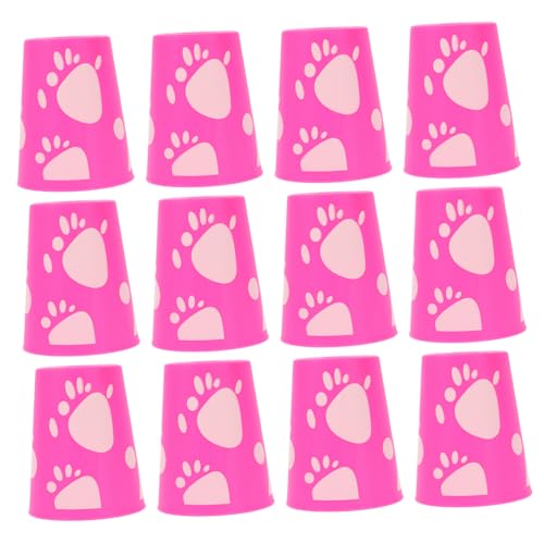 UPKOCH 12-teiliges Stapelbecher-Set Becherspiele-Set Schnell Stapelbare Becher Für Partyspielzeug Wiederverwendbare Becher Becher-stapelspiel von UPKOCH