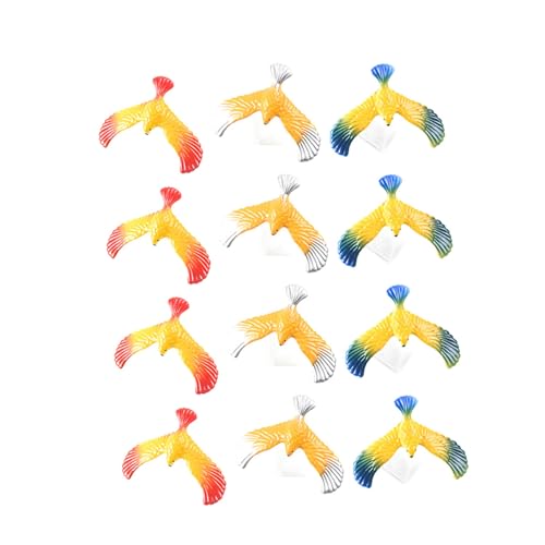 UPKOCH 12 Stück Teiliges Balance Vogel Kunststoff Schwebender Balance Eagle Fingerspielzeug für Fördert Neugier und Kreativität als Party Geschenk und Schreibtisch deko Zufällige Farbe von UPKOCH