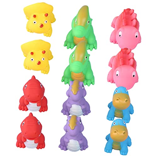 UPKOCH 12 Stück Teiliges Dinosaurier Badespielzeug aus Strapazierfähigem Ungiftigem Material Kompakte Badetier Squeeze Toys für Fördert Motorik Sicher und Hautfreundlich für Badewanne und UPKOCH 12 Stück Teiliges Dinosaurier Badespielzeug aus Strapazierfähigem Ungiftigem Material Kompakte Badetier Squeeze Toys für Fördert Motorik Sicher und Hautfreundlich für Badewanne und von UPKOCH