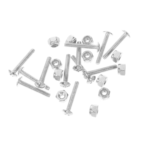 UPKOCH 12 Stück Teiliges Foosball Schrauben Mutternset aus Galvanisiertem Langlebige Befestigung für Kickertisch Spieler Präzise Passform für Stabiles Tischfußball Gameplay von UPKOCH