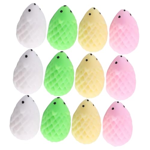 UPKOCH 12 Stück Teiliges Igel quetschspielzeug Weiches Realistisches Stressabbau Sensorisches Fidget Decompression Toy Party Favor für Entspannende Unterhaltung von UPKOCH