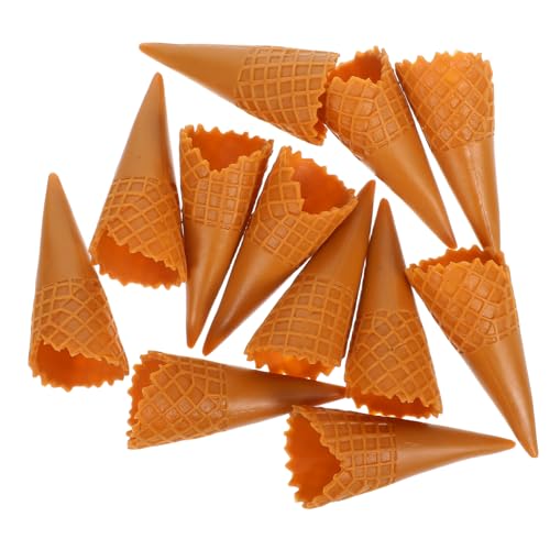 UPKOCH 12 Stück Teiliges Künstliche Eiswaffel Modelle aus Langlebigem PVC Realistische Mini Eistüten für DIY Deko Fotografie Requisiten und Vielseitigen Einsatz UPKOCH 12 Stück Teiliges Künstliche Eiswaffel Modelle aus Langlebigem PVC Realistische Mini Eistüten für DIY Deko Fotografie Requisiten und Vielseitigen Einsatz von UPKOCH