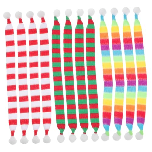 UPKOCH 12 Stück Teiliges Mini Schal für Weinflaschen und Puppen Bunte Gestrickte Weihnachtsdeko Flexible Weiche Stoffschals als Party und Tischdekoration Festliche Wiederverwendbar UPKOCH 12 Stück Teiliges Mini Schal für Weinflaschen und Puppen Bunte Gestrickte Weihnachtsdeko Flexible Weiche Stoffschals als Party und Tischdekoration Festliche Wiederverwendbar von UPKOCH