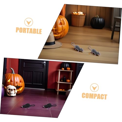 UPKOCH 12 Stück Teiliges Realistische Kunststoff-mäuse Detaillierte Halloween-deko Gruselige Streichspielzeuge für Partys Lebensechte Künstliche Rattenmodelle für Halloween und UPKOCH 12 Stück Teiliges Realistische Kunststoff-mäuse Detaillierte Halloween-deko Gruselige Streichspielzeuge für Partys Lebensechte Künstliche Rattenmodelle für Halloween und von UPKOCH