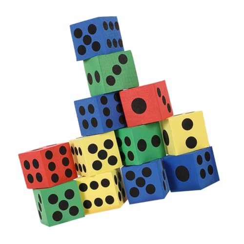 UPKOCH 12 Stück Teiliges Würfelspiel Bunte Schaumstoffwürfel Mehrseitige Zahlenwürfel Kreative Spielwürfel Party für Lernspiele und Spielaktivitäten Zufällige Farbe Zufällige Farbe UPKOCH 12 Stück Teiliges Würfelspiel Bunte Schaumstoffwürfel Mehrseitige Zahlenwürfel Kreative Spielwürfel Party für Lernspiele und Spielaktivitäten Zufällige Farbe Zufällige Farbe von UPKOCH