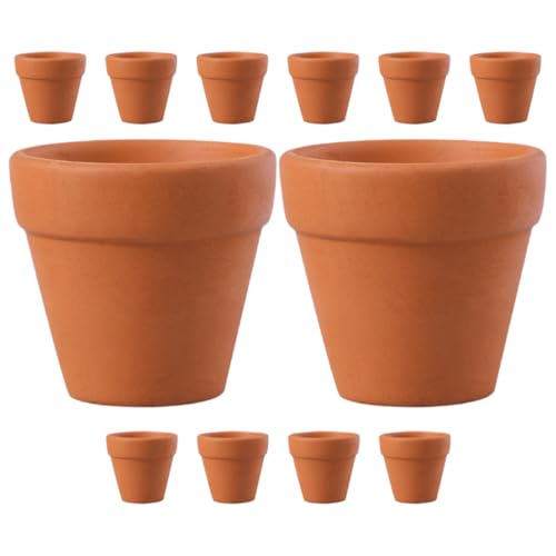 UPKOCH 12 Stück Terrakotta-Pflanztopf kleine blumentöpfe terrakotta blumentöpfe Terrakotta Pflanzentopf mit Abflussloch Kinderzimmer Töpfe Terrakotta-Blumentöpfe Mini-Töpfe Ton Chocolate UPKOCH 12 Stück Terrakotta-Pflanztopf kleine blumentöpfe terrakotta blumentöpfe Terrakotta Pflanzentopf mit Abflussloch Kinderzimmer Töpfe Terrakotta-Blumentöpfe Mini-Töpfe Ton Chocolate von UPKOCH