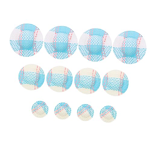 UPKOCH 12 Stück gestreiftes Hutzubehör Mini-Hut Puppenzubehör Mini-Kappe Puppenkleidung Hut Mini-Hüte Hutdekorationen Miniaturen Puppenhauszubehör Dollminiatur Eimer Hut Papier Blau UPKOCH 12 Stück gestreiftes Hutzubehör Mini-Hut Puppenzubehör Mini-Kappe Puppenkleidung Hut Mini-Hüte Hutdekorationen Miniaturen Puppenhauszubehör Dollminiatur Eimer Hut Papier Blau von UPKOCH