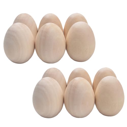 UPKOCH 12 Stück handgefertigte Eier aus Holz lackierbar Spiel künstliche Vogeleier gefälscht Zu Toys kinderknallzeug adventsgeschenke Kid Toys lebensechte Eier Holzei hölzern UPKOCH 12 Stück handgefertigte Eier aus Holz lackierbar Spiel künstliche Vogeleier gefälscht Zu Toys kinderknallzeug adventsgeschenke Kid Toys lebensechte Eier Holzei hölzern von UPKOCH