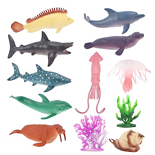 UPKOCH 12 Teiliges Meerestier Modell Puzzle Meerestierfiguren Unterwasser Meerestier Kinderspielzeug Nautische Tiere Für Meerestierfigur Für Kunststoff UPKOCH 12 Teiliges Meerestier Modell Puzzle Meerestierfiguren Unterwasser Meerestier Kinderspielzeug Nautische Tiere Für Meerestierfigur Für Kunststoff von UPKOCH