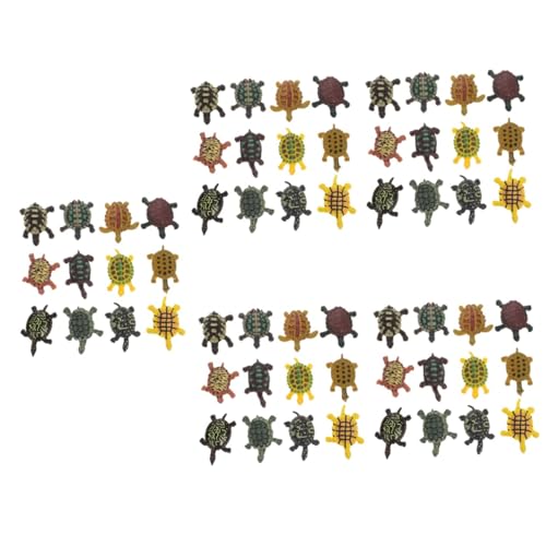 UPKOCH 120 STK Simulierte Schildkröte Mini-Schaf-Spielzeug Auto Schildkrötendekor Mini-schildkrötenfiguren Aquarium-Statue Modell Eines Meeresbewohners Kind Plastik Pappbecher Ornamente von UPKOCH