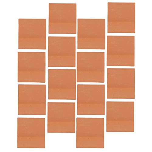 UPKOCH 120 Stück Miniaturziegel Dekorative Zubehörteile für DIY Miniaturgärten Sandkasten und Modellbau Geeignet für Kreative Projekte und Bastelarbeiten von UPKOCH