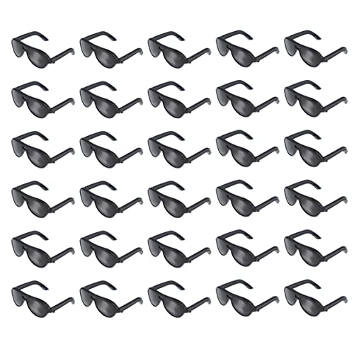 UPKOCH 120st Mini- -Sonnenbrillen Für Puppen Mini-puppenhauszubehör Puppensonnenbrille Zum Basteln Schwarze Puppenbrille Badespielzeug Plastik Black UPKOCH 120st Mini- -Sonnenbrillen Für Puppen Mini-puppenhauszubehör Puppensonnenbrille Zum Basteln Schwarze Puppenbrille Badespielzeug Plastik Black von UPKOCH