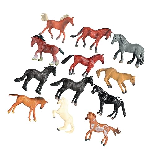 UPKOCH 12St Fohlen Modell für kindergeschenke Wildtier spielfigur Pferdemodell Kuchenverzierung in Pferdeform Pferdehandwerk Tiermodell Plastik UPKOCH 12St Fohlen Modell für kindergeschenke Wildtier spielfigur Pferdemodell Kuchenverzierung in Pferdeform Pferdehandwerk Tiermodell Plastik von UPKOCH