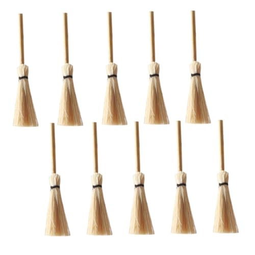 UPKOCH 12-teiliges Miniatur-besenspielzeug Für Jungen Und Mädchen Besendekorationen Für Puppenhäuser Pädagogische Besen-Sets von UPKOCH