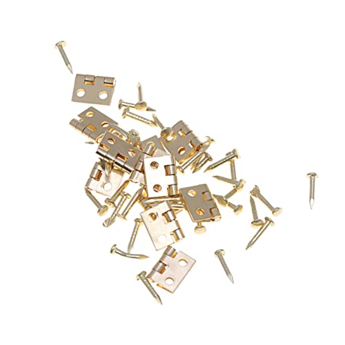 UPKOCH 12St Mini-Hausscharnier Tür Mini- kleine Scharniere für das Handwerk Mini-Scharniere Miniatur-Scharnier Federscharnier Schrank Mini-Scharnier Mini-Möbelscharnier Golden UPKOCH 12St Mini-Hausscharnier Tür Mini- kleine Scharniere für das Handwerk Mini-Scharniere Miniatur-Scharnier Federscharnier Schrank Mini-Scharnier Mini-Möbelscharnier Golden von UPKOCH
