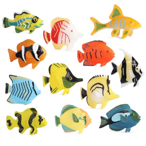 UPKOCH 12St Modell Fisch Jumbo Tank Boot Seeaffen-Kit Krabbe kinderzimmer zubehör für schöafzimmerdeko hausdeko Haushalts-Meerestiermodell Meerestierspielzeug PVC UPKOCH 12St Modell Fisch Jumbo Tank Boot Seeaffen-Kit Krabbe kinderzimmer zubehör für schöafzimmerdeko hausdeko Haushalts-Meerestiermodell Meerestierspielzeug PVC von UPKOCH