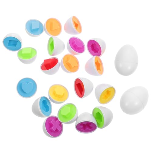 UPKOCH 12St Paar intelligente Eier lernspiel Kleinkinder Logikspielzeug zabawki stymulujące rozwój interessante Eierspielzeuge Lernspiel Plastik von UPKOCH