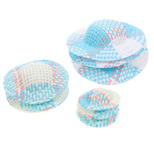 UPKOCH 12pcs Miniatur Gestreiften Hut Für Puppe Spielzeug Hut Puppe Kleidung Zubehör Dekorative Mini Hüte Hause Handwerk von UPKOCH