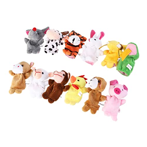 UPKOCH 12Stücke Entzückende Fingerpuppen Story Puppen aus Tuchmaterial für Rollenspiele Kinderpartys und Kreative Erzählstunden für und Pädagogisches von UPKOCH