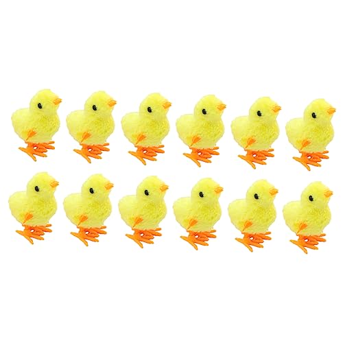 UPKOCH 12Stücke Hähnchen Wind Lustige Cartoon Wind Up Spielzeuge Für Interaktive Spielzeuge Nostalgisches Design von UPKOCH