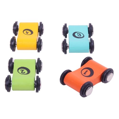 UPKOCH 12Stücke Holzmodellautos für Spielzeuge für Kleinkinder Kognitive Brettspiele Interaktives Zufällige Farben für Jungen von UPKOCH