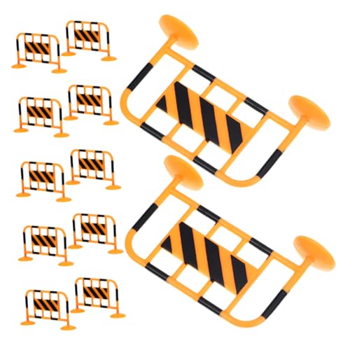 UPKOCH 12Stücke Mini Verkehrsstraßensperren Zaunmodell Realistische Verkehrsbarrieren für Kreatives mit Baustellenfahrzeugen Leuchtende Farben und Kompakte UPKOCH 12Stücke Mini Verkehrsstraßensperren Zaunmodell Realistische Verkehrsbarrieren für Kreatives mit Baustellenfahrzeugen Leuchtende Farben und Kompakte von UPKOCH