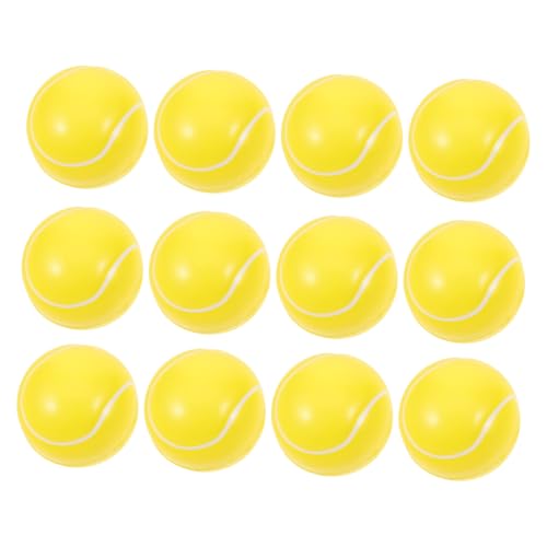UPKOCH 12Stücke Tennis Quetschspielzeug Stressbälle für Erwachsene und Fidget für Partys und Stressabbau Große Schaumstoffbälle von UPKOCH