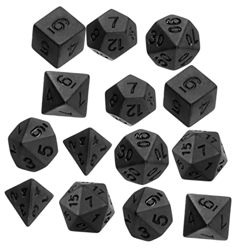 UPKOCH 14 Stück Polyhedral Matte Acryl für Tabletop Spiele und Dekorative für Partys und von UPKOCH