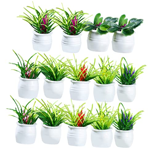 UPKOCH 14 Stücke Miniatur Bonsai Töpfe Künstliche Topfpflanzen für Puppenhaus Dekoration Requisiten für Mikrolandschaften Kleiner UPKOCH 14 Stücke Miniatur Bonsai Töpfe Künstliche Topfpflanzen für Puppenhaus Dekoration Requisiten für Mikrolandschaften Kleiner von UPKOCH